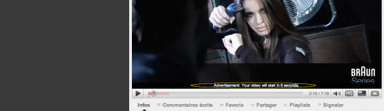 Pub avant la video youtube Pub avant la video youtube