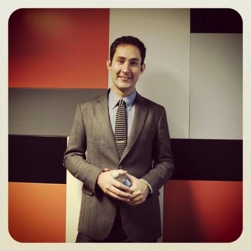 Le co-fondateur d'Instagram, Kevin Systrom, en marge de LeWeb 2012.